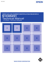 Epson S1C05251 Technical Manual