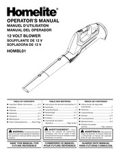 Homelite HOMBL01 Operator's Manual
