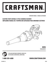 Craftsman B225 Operator's Manual