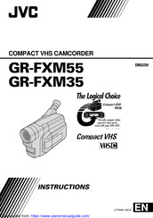 JVC GR-FXM55 Instructions Manual