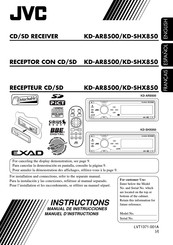 JVC KD-ARSHX850J Instructions Manual