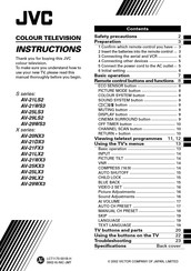 JVC X Series Instructions Manual