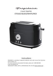 Frigidaire ETO102-BLACK Instructions Manual