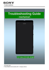 Sony C2105 Troubleshooting Manual