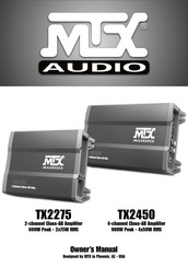 MTX TX2275 Owner's Manual