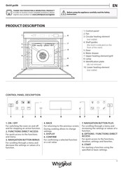 Whirlpool W6 OS4 4S1 H BL Quick Start Manual