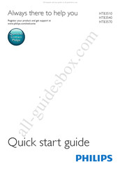 Philips HTB3570/94 Quick Start Manual