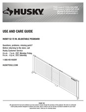 Husky HOAA52JX1 Use And Care Manual