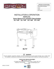Crown DLT-40F Installation & Operation Manual
