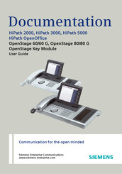 Siemens OpenStage 60 User Manual
