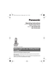 Panasonic KX-TG1611CX Operating Instructions Manual
