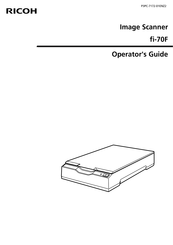 Ricoh fi-70F Operator's Manual