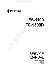 Kyocera FS-1100 Service Manual