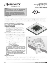 Greenheck DFD Series Manual