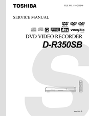 Toshiba D-R350SB Service Manual