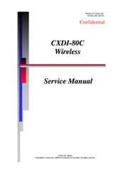 Canon CXDI-80C Service Manual