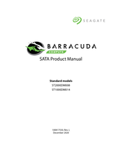 Seagate BARRACUDA ST1000DM014 Product Manual