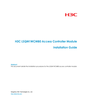 H3C LSQM1WCMB0 Installation Manual