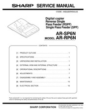 Sharp AR-SP6N Service Manual