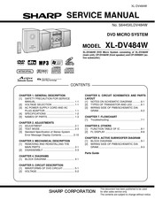 Sharp XL-DV484W Service Manual