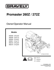 Gravely 992059 Owner's/Operator's Manual