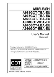 Mitsubishi GOT MELSEC A960GOT-EBA-EU User Manual