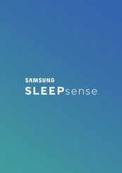 Samsung SLEEPsemse AF16J7970WAK Manual