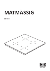 IKEA MATMASSIG METOD Installation Instructions Manual