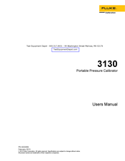 Fluke 3130 User Manual