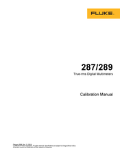Fluke 287C Calibration Manual