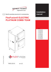 Henny Penny FPDE615.216 Installation Manual