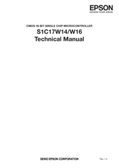 Epson S1C17W14 Technical Manual