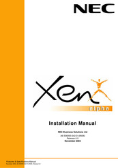 NEC Xen alpha Installation Manual