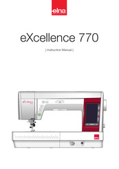ELNA eXcellence 770 Instruction Manual
