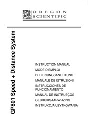 Oregon Scientific GP801 Speed + Distance System Instruction Manual