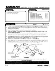 Cobra 6030RB Instruction Manual