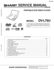 Sharp DV-L78U Service Manual
