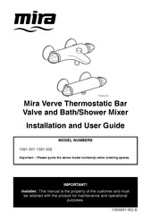Mira 1591.001 Installation And User Manual