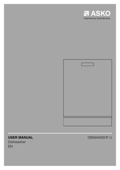 Asko DBI564ISSOF.U User Manual