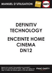 Definitive Technology DESCEND DN12 Owner's Manual