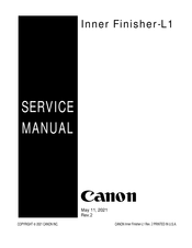 Canon Inner Finisher-L1 Service Manual
