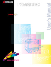 Kyocera FS-5800C User Manual