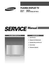 Samsung HPP5071X/XAA Service Manual