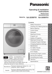Panasonic NA-S056FR1 Operating & Installation Instructions Manual