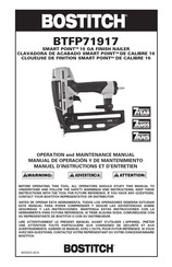 Bostitch BTFP71917 Operation And Maintenance Manual
