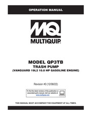 MULTIQUIP QP3TB Operation Manual