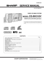 Sharp CD-BK310V Service Manual