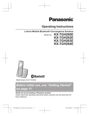 Panasonic KX-TGH260E Operating Instructions Manual