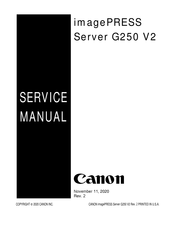 Canon imagePRESS Server G250 V2 Service Manual