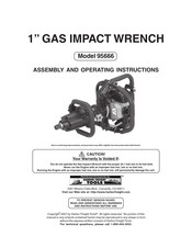Harbor Freight Tools 95666 Assembly And Operating Instructions Manual